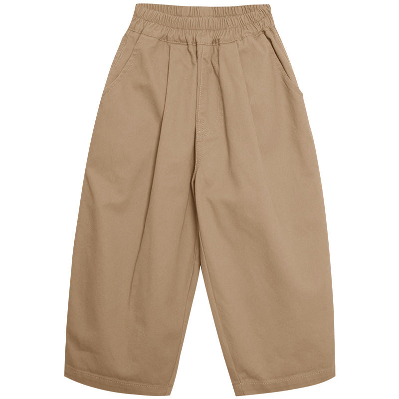 Unisex Kids Cotton Pants | Relaxed Fit for Comfort