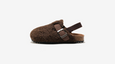Kids' Sheep Wool Slip-Ons | Comfortable Beige/Brown Design