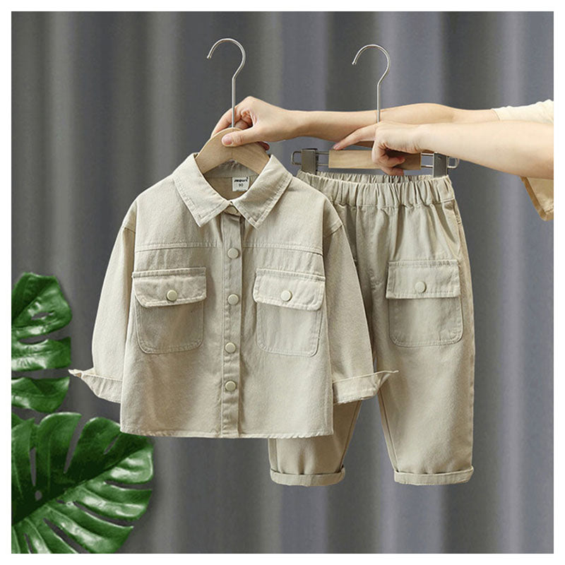 Unisex Kids' Outfit Set | Soft Cotton Jacket & Pants