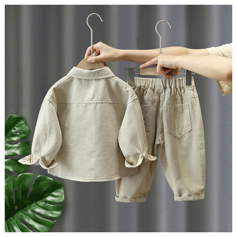 Unisex Kids' Outfit Set | Soft Cotton Jacket & Pants