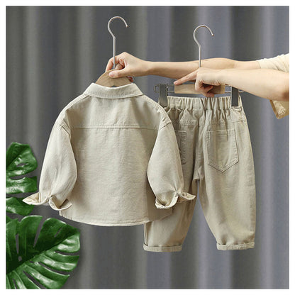 Unisex Kids' Outfit Set | Soft Cotton Jacket & Pants