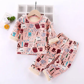 Kids Fleece Pajamas | Cozy Soft Cartoon Design