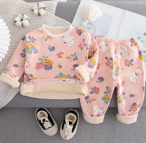 Kids Fleece Pajamas | Cozy Soft Cartoon Design