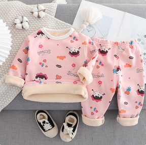 Kids Fleece Pajamas | Cozy Soft Cartoon Design