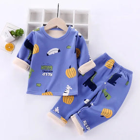 Kids Fleece Pajamas | Cozy Soft Cartoon Design