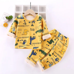 Kids Fleece Pajamas | Cozy Soft Cartoon Design