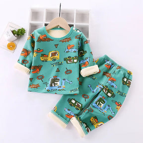 Kids Fleece Pajamas | Cozy Soft Cartoon Design