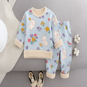 Kids Fleece Pajamas | Cozy Soft Cartoon Design