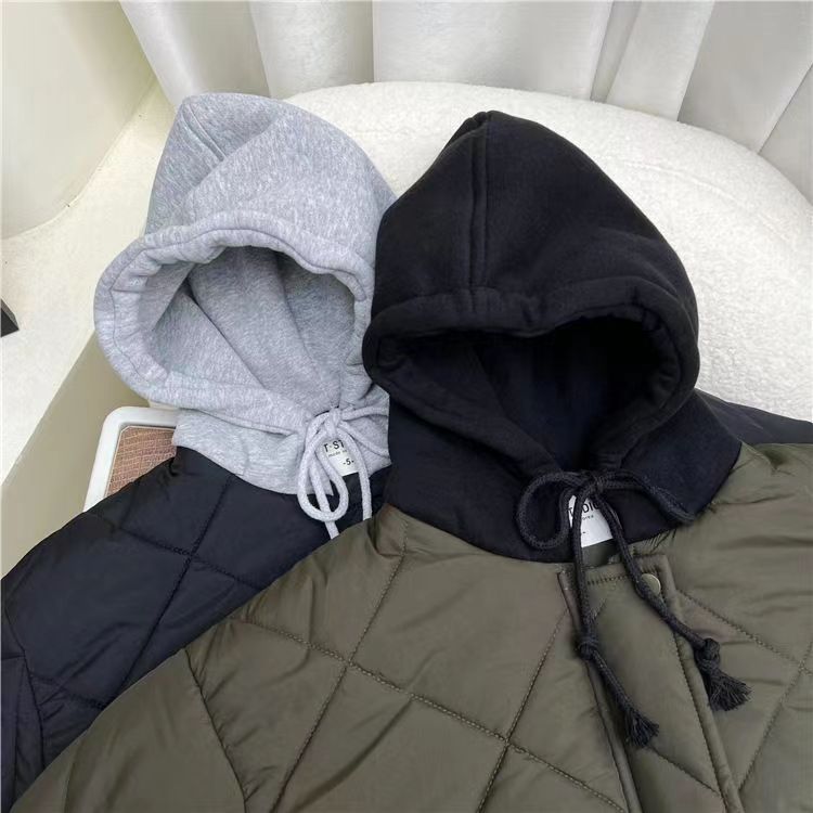 Quilted Hoodie Jacket for Kids | Cozy Cotton with Pockets