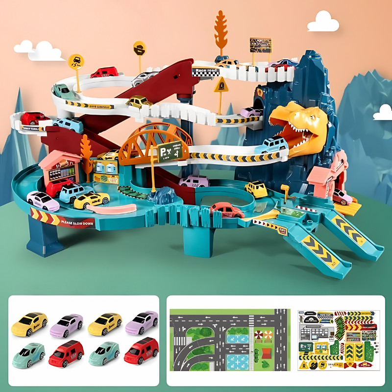 Dinosaur Race Track Set | Develops Fine Motor Skills Through Play