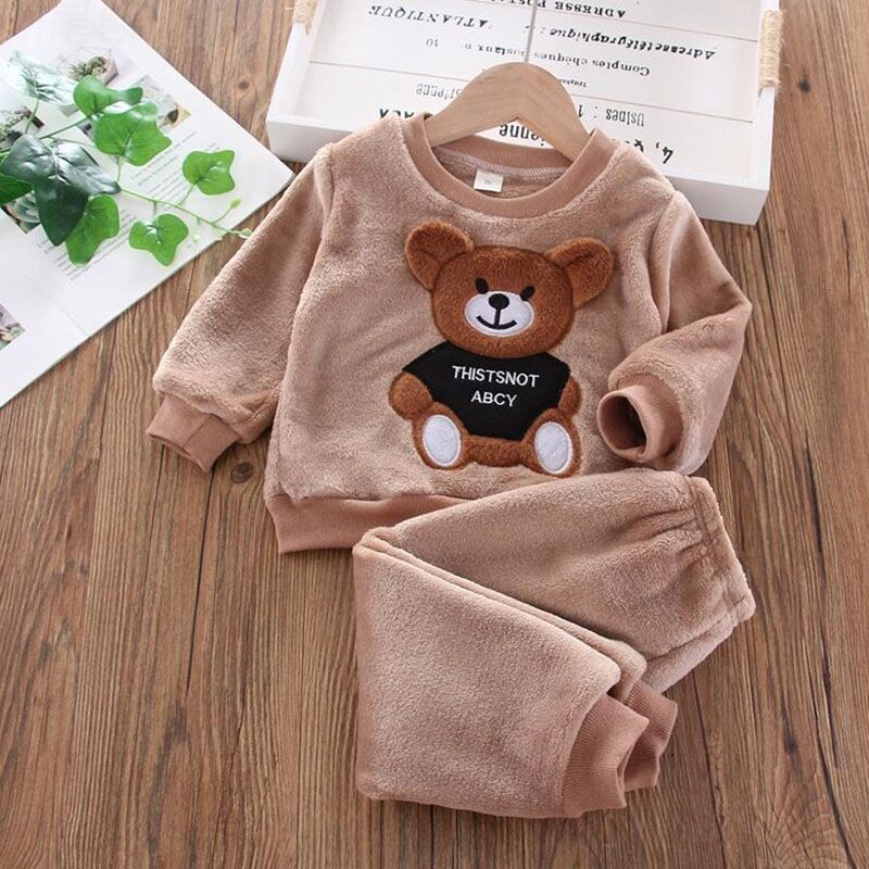Kids' Winter Clothing Set | Thick Fleece for Cold Days