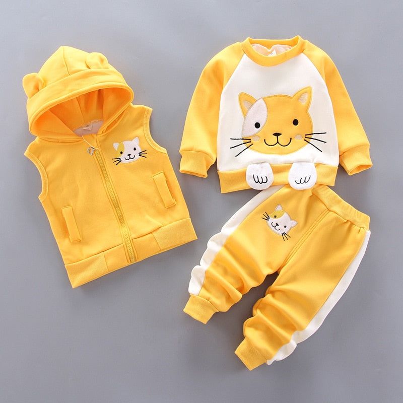 Kids' Winter Clothing Set | Thick Fleece for Cold Days