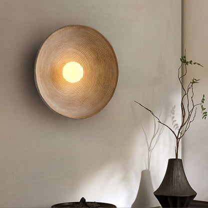 Japanese Wooden Wall Lamp | Minimalist Design with Warm LED Light
