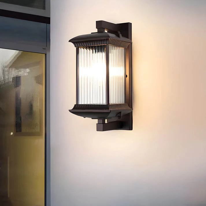 Outdoor Wall Lantern Light | Timeless Elegance with LED Glow