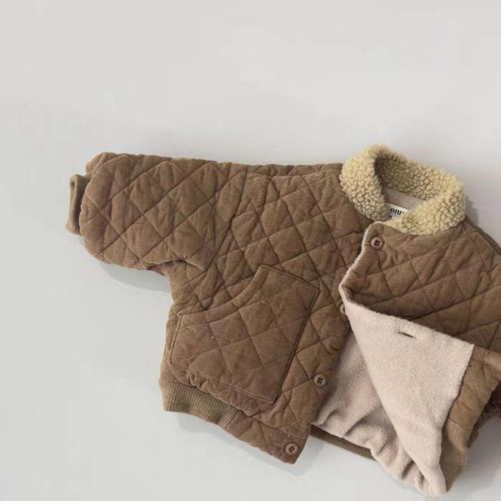 Padded Jacket for Boys | Soft Lining & Stylish Check Pattern