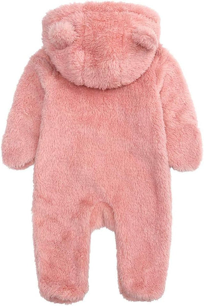 Hooded Fleece Baby Romper | Soft, Warm, Cozy Design