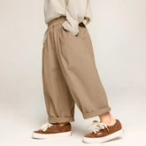 Wide-Leg Kids Pants | Adjustable Waistband for Comfort