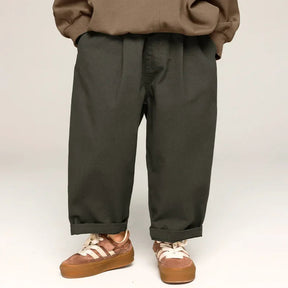 Wide-Leg Kids Pants | Adjustable Waistband for Comfort