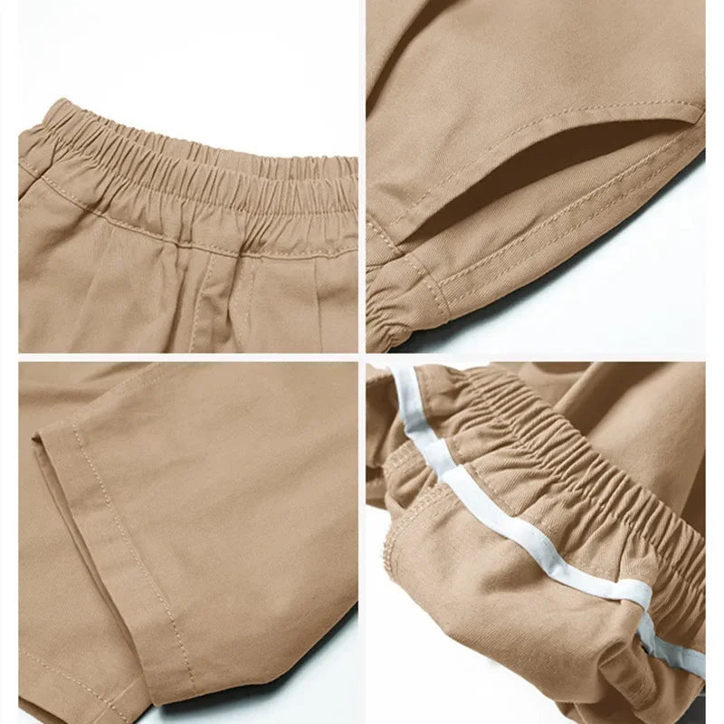 Wide-Leg Kids Pants | Adjustable Waistband for Comfort