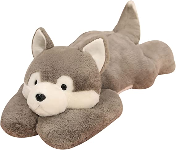 Weighted Wolf Plush Toy | Comforting Companion for Sleep and Calm