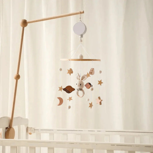 Wooden Baby Mobile | Soothing Natural Nursery Decor