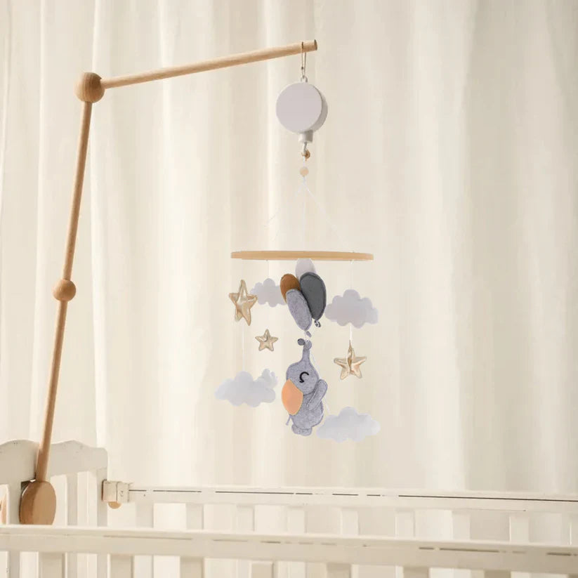 Wooden Baby Mobile | Soothing Natural Nursery Decor