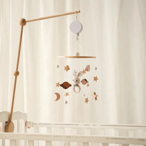 Wooden Baby Mobile | Soothing Natural Nursery Decor