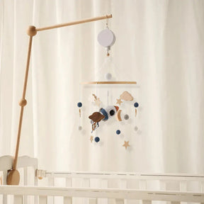 Wooden Baby Mobile | Soothing Natural Nursery Decor