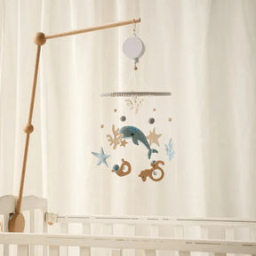 Wooden Baby Mobile | Soothing Natural Nursery Decor