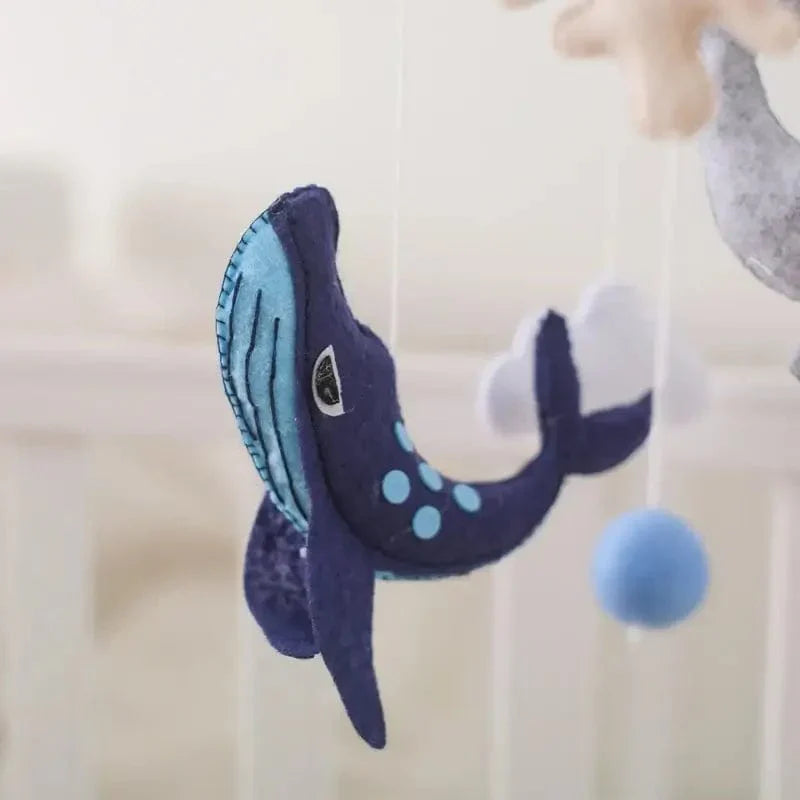 Wooden Baby Mobile | Soothing Natural Nursery Decor