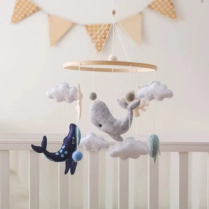 Wooden Baby Mobile | Soothing Natural Nursery Decor