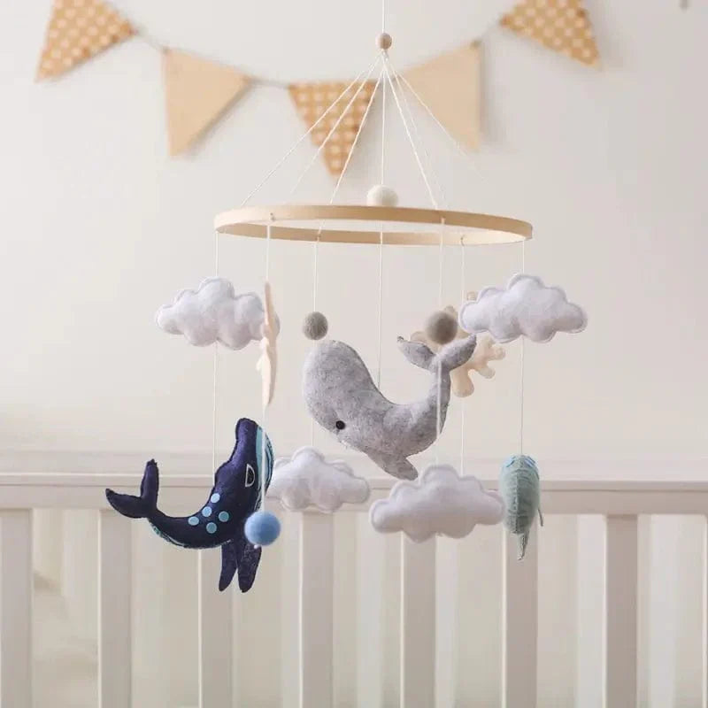Wooden Baby Mobile | Soothing Natural Nursery Decor