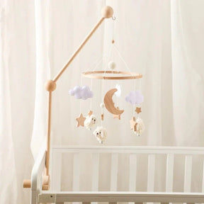 Wooden Baby Mobile | Soothing Natural Nursery Decor