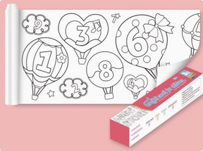XXL Kids Coloring Page | Self-Adhesive Fun Activity