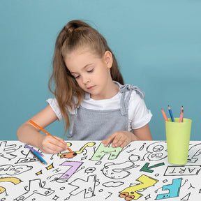 XXL Kids Coloring Page | Self-Adhesive Fun Activity