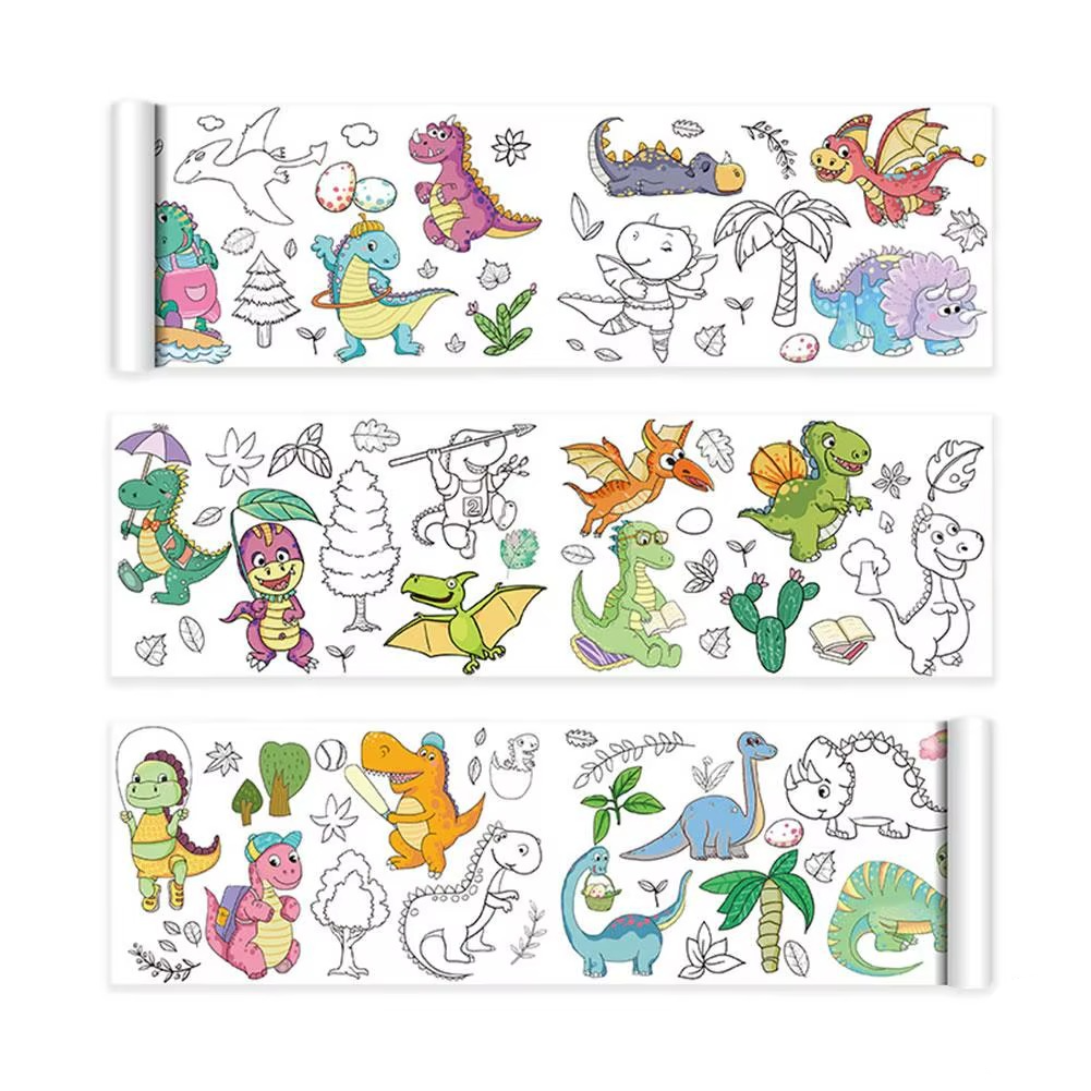 XXL Kids Coloring Page | Self-Adhesive Fun Activity