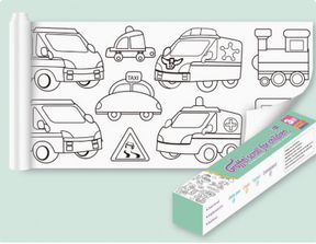 XXL Kids Coloring Page | Self-Adhesive Fun Activity