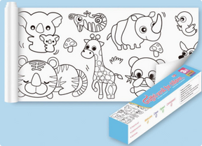 XXL Kids Coloring Page | Self-Adhesive Fun Activity