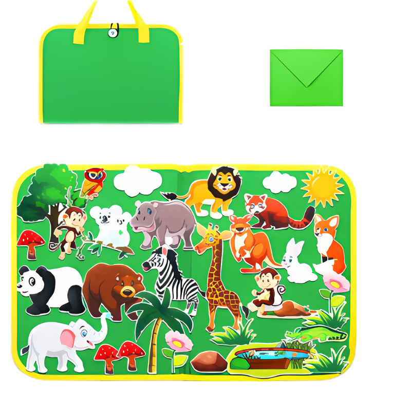 Portable Felt Storytelling Set | Inspires Creativity and Learning