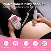 Pregnancy Doppler Heart Monitor | LCD Screen for Clear Readings