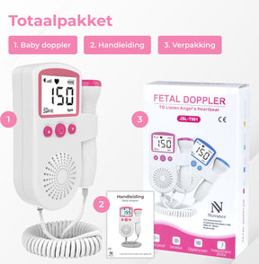 Pregnancy Doppler Heart Monitor | LCD Screen for Clear Readings