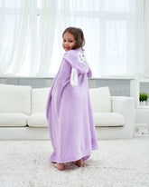 Purple Llama Bath Cape | Soft and Fun for Kids