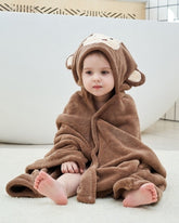 Monkey Bath Cape for Kids | Ultra-Soft and Cozy Design