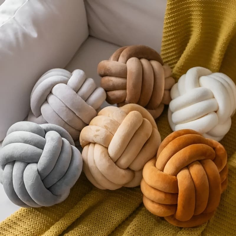 Knotted Baby Cushion | Soft, Stylish, and Easy to Clean