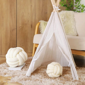 Knotted Baby Cushion | Soft, Stylish, and Easy to Clean