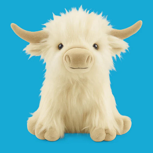 Highland Cow Plush Toy | Soft Cuddly Companion for Kids