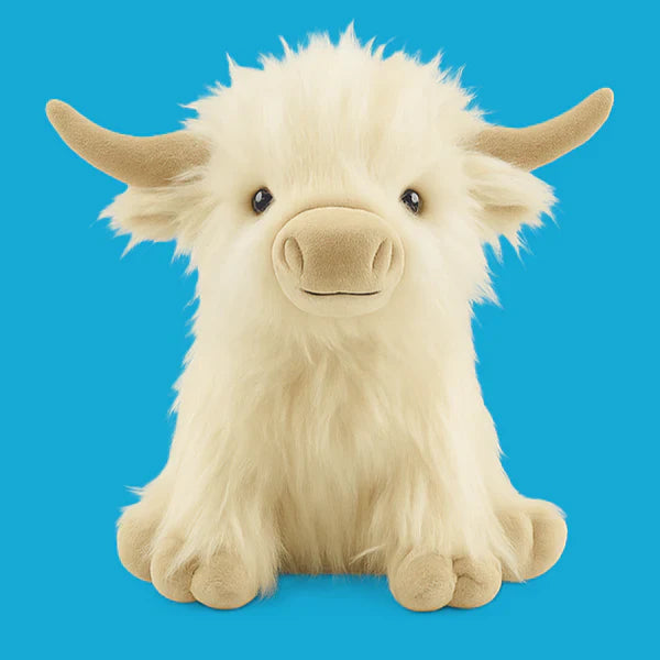 Highland Cow Plush Toy | Soft Cuddly Companion for Kids
