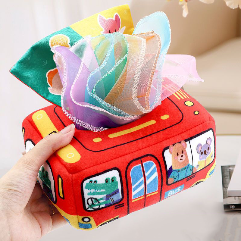 Montessori Sensory Fabric Box | Engaging Educational Toy for Infants