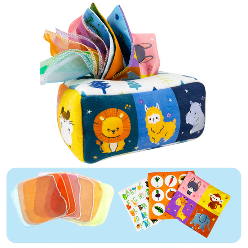 Montessori Sensory Fabric Box | Engaging Educational Toy for Infants