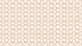 Detailed butterfly and rainbow mural wallpaper design pattern by Kids-Mundo